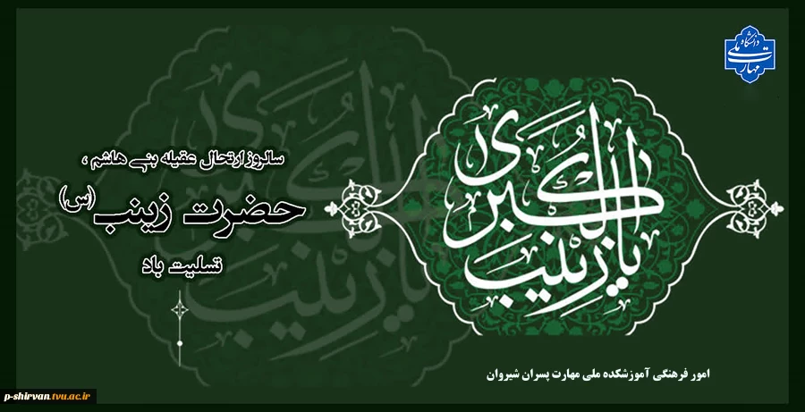 سالروز ارتحال عقیله بنی هاشم ، حضرت زینب (س) تسلیت باد 2