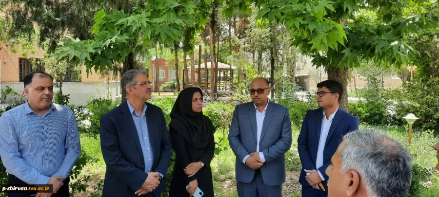 بازدید دکتر زمانی، رئیس دانشگاه ملی مهارت از آموزشکده ملی مهارت پسران شیروان ( پروفسورحسابی ) 6